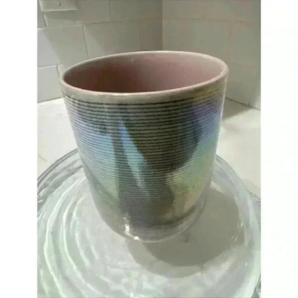 Large Coffee Mug Gray Pink Iridescent Pearl LaRochelle Signature Collection - Picture 10 of 14